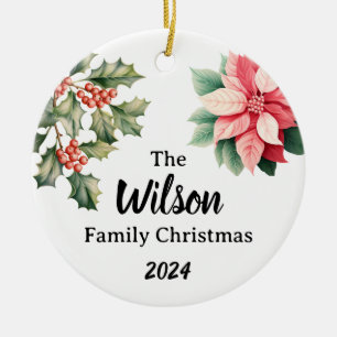 Personalised Family Christmas Ornament