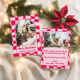 Personalised Family Christmas Photo Card