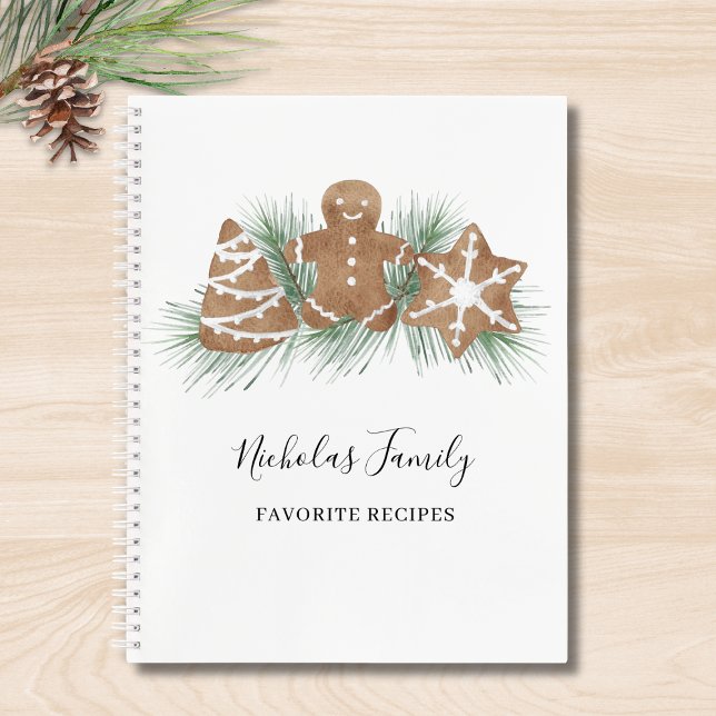 Personalised Family Christmas Recipe Notebook (Creator Uploaded)