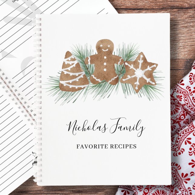 Personalised Family Christmas Recipe Notebook (Creator Uploaded)