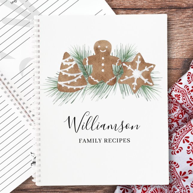 Personalised Family Christmas Recipe Notebook (Creator Uploaded)