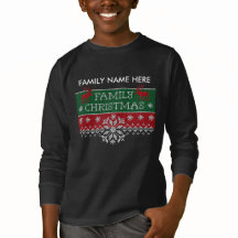 Personalised Family Christmas Ugly Sweater