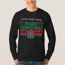 Personalised Family Christmas Ugly Sweater