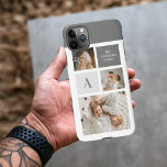 Personalised Family Collage Gift iPhone 11Pro Max Case<br><div class="desc">Introducing our exquisite Grey-themed Trendy Collage Photo, the ultimate family gift that captures cherished memories in a personalised and stylish manner. This carefully crafted collage showcases the beautiful moments and bonds shared within your family, making it a truly special and heartfelt present. With its sleek grey theme, this collage exudes...</div>