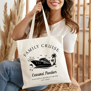 Personalised Family Cruise 2025 Girls Trip Travel Tote Bag