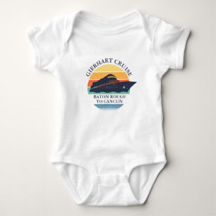 Personalised Family Cruise Trip Vacation Baby Bodysuit
