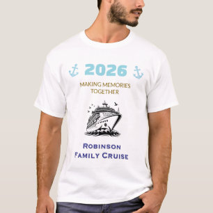Personalised Family Cruise Vacation T-Shirt