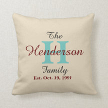 Personalised Family Established - Name & Initial -
