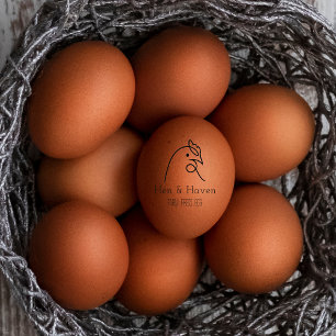 Personalised Family farm eggs Egg Stamp