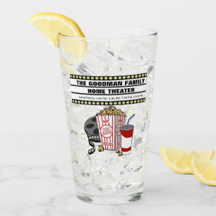 Personalised Family Home Theatre Customised Glass