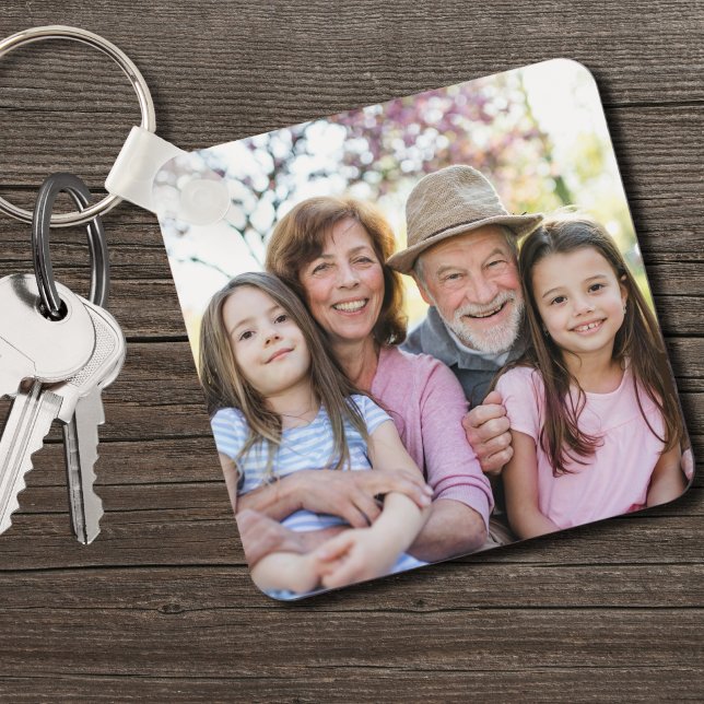 Personalised Family Keepsake Photo Key Ring (Personalized Family Keepsake Photo keychain)