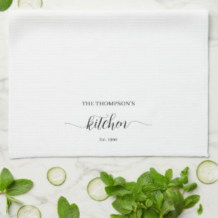 Personalised Family Kitchen Bundle Tea Towel
