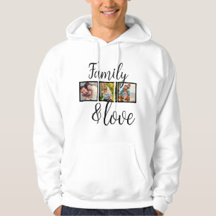Personalised Family & Love Photo Collage Hoodie