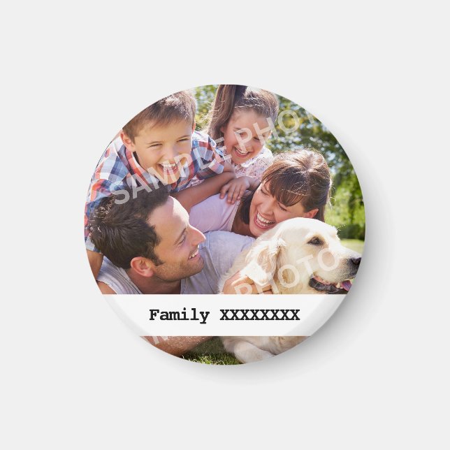 Personalised Family Magnet (Front)