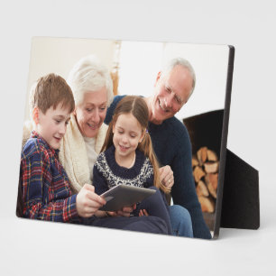 Personalised Family Memories Grandparent Photo Plaque