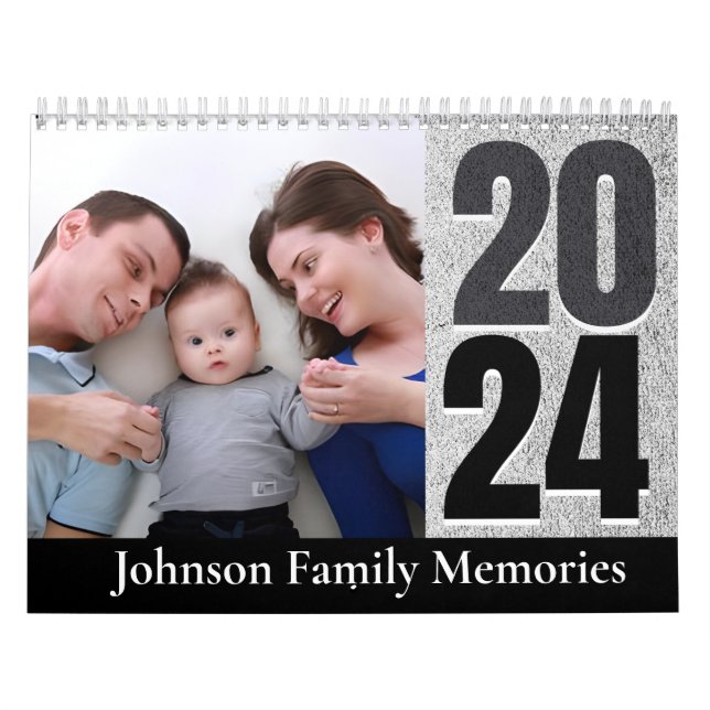 Personalised Family Memory Photo Keepsake Gift Calendar (Cover)