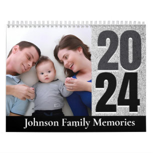 Personalised Family Memory Photo Keepsake Gift Calendar