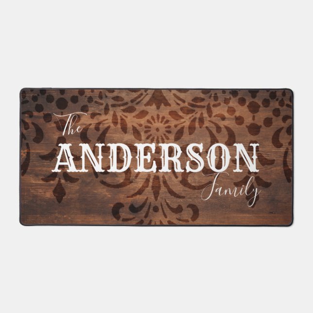 Personalised Family Name Desk Mat (Front)
