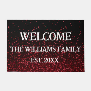 Personalised Family Name Monogram Doormat
