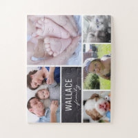 Personalised family name, photos, big pieces