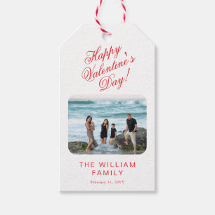 Personalised Family Name Valentines Day Gift Tags