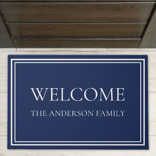 Personalised Family Name Welcome Doormat
