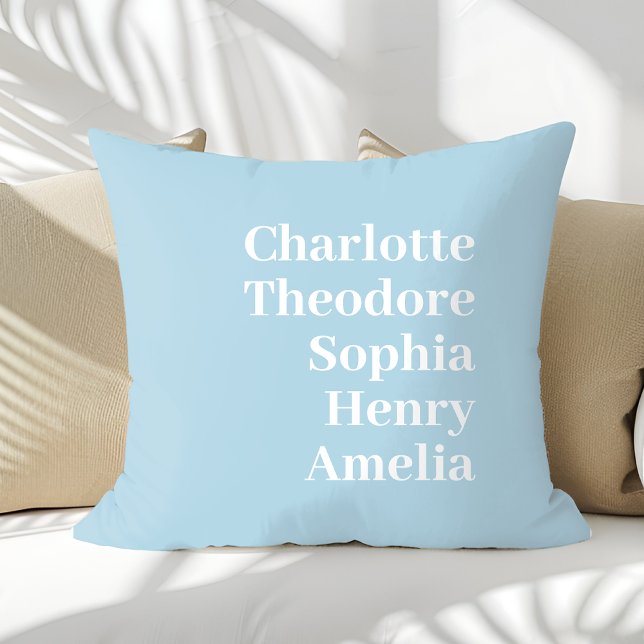 Personalised Family Names Custom Cushion (Creator Uploaded)