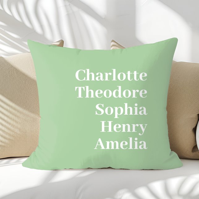 Personalised Family Names Custom Cushion (Creator Uploaded)