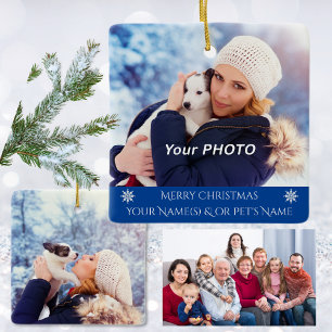 Personalised Family Ornament with Dog, Cat or Pet