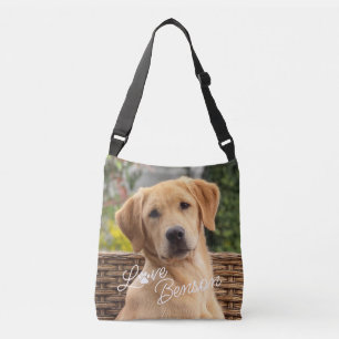 Personalised Family Pet Photo Keepsake Dog Lover Crossbody Bag