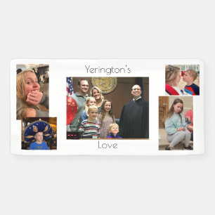 Personalised Family Photo Banner