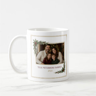 Personalised Family Photo Christmas Coffee Mug