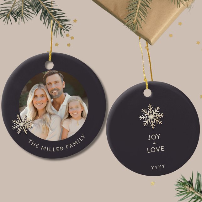 Personalised Family Photo Christmas Ornament (Creator Uploaded)