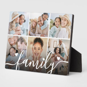 Personalised Family Photo Collage Plaque