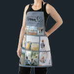 Personalised Family Photo Collage We Love You Nana Apron<br><div class="desc">Customise this Personalised Family Photo Collage We Love You Nana Apron design set for your next great gift idea. This design features personalised family photo collage name apron, a great personalised gift idea for a birthday gift or Christmas gift. Makes a great gift for your nana. Family and friends will...</div>