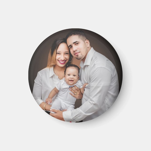 Personalised Family Photo Custom    Magnet (Front)