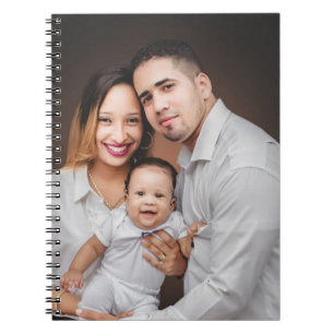 Personalised Family Photo Custom  Notebook
