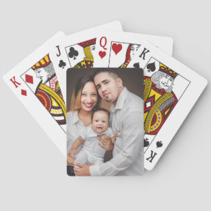Personalised Family Photo Custom   Playing Cards