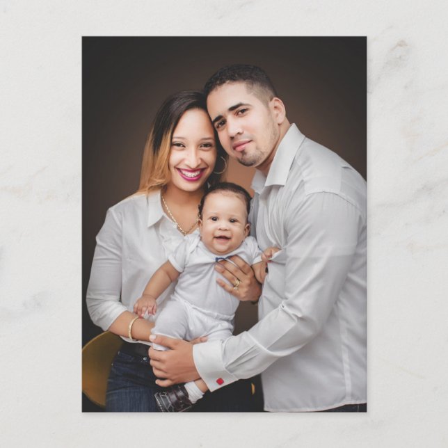 Personalised Family Photo Custom Postcard (Front)