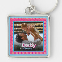 Personalised Family Photo – Dad with Daughter-Son