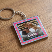 Personalised Family Photo – Dad with Daughter-Son
