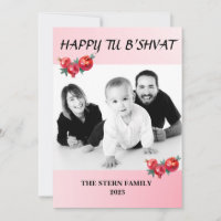 Personalised Family Photo Happy Tu B'shvat
