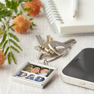 Personalised Family Photo I Love You Dad Quote Key Ring