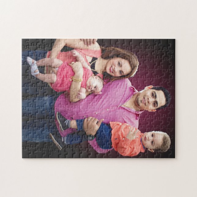 Personalised Family Photo Jigsaw Puzzle (Horizontal)