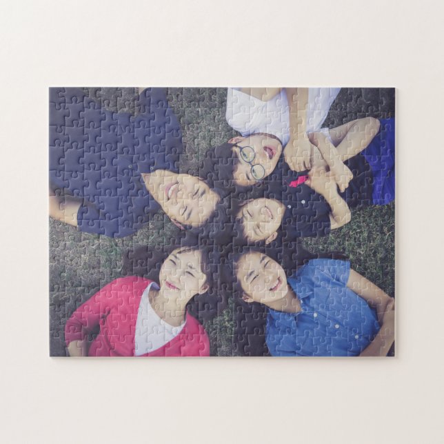 Personalised Family Photo Jigsaw Puzzle (Horizontal)