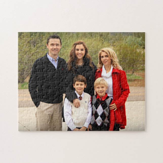 Personalised Family Photo Jigsaw Puzzle (Horizontal)