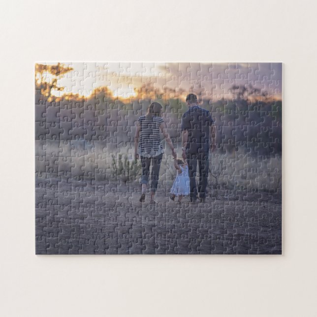 Personalised Family Photo Jigsaw Puzzle (Horizontal)