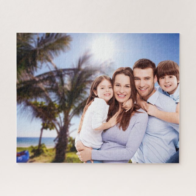 Personalised Family Photo Jigsaw Puzzle (Horizontal)