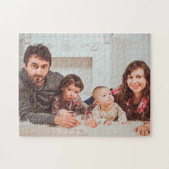 Personalised Family Photo Jigsaw Puzzle (Horizontal)