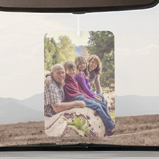Personalised Family Photo Keepsake Memorable Gift Car Air Freshener